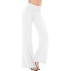 imageHybrid ampamp Company Womens Super Comfy Flowy Wide Leg Palazzo Pants Made in USAIvory