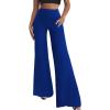 imageHybrid ampamp Company Womens Super Comfy Flowy Wide Leg Palazzo Pants Made in USARoyal