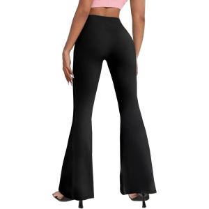 imageHybrid ampamp Company Womens Super Comfy Flowy Wide Leg Palazzo Pants Made in USA8826black