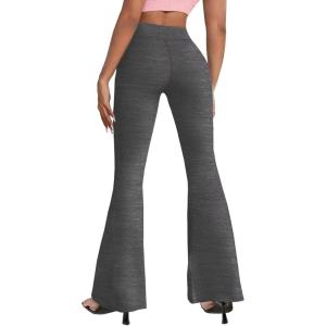 imageHybrid ampamp Company Womens Super Comfy Flowy Wide Leg Palazzo Pants Made in USA8826charcoal