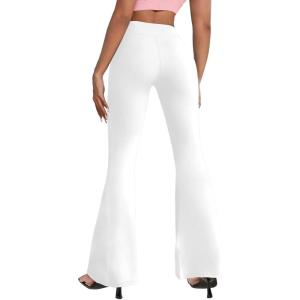 imageHybrid ampamp Company Womens Super Comfy Flowy Wide Leg Palazzo Pants Made in USA8826ivory