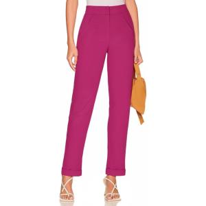 imageHybrid ampamp Company Womens High Waist Lightweight Solid Long Pants Elegant Office TrousersP5324slcdspink