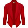 image:imageHybrid amp Company Lightweight Open Front Cardigan Classic Ruched Sleeve Work Office Blazer Suit Jackets1073tred