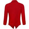image:imageHybrid amp Company Lightweight Open Front Cardigan Classic Ruched Sleeve Work Office Blazer Suit Jackets1073tred
