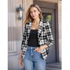 image:imageHybrid amp Company Lightweight Open Front Cardigan Classic Ruched Sleeve Work Office Blazer Suit Jackets11396blkivo
