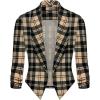 image:imageHybrid amp Company Lightweight Open Front Cardigan Classic Ruched Sleeve Work Office Blazer Suit Jackets11396blktau