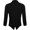 image:imageHybrid amp Company Lightweight Open Front Cardigan Classic Ruched Sleeve Work Office Blazer Suit JacketsBlack
