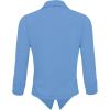 image:imageHybrid amp Company Lightweight Open Front Cardigan Classic Ruched Sleeve Work Office Blazer Suit JacketsBlue
