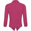 image:imageHybrid amp Company Lightweight Open Front Cardigan Classic Ruched Sleeve Work Office Blazer Suit JacketsFuchsia