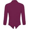 image:imageHybrid amp Company Lightweight Open Front Cardigan Classic Ruched Sleeve Work Office Blazer Suit JacketsMagenta