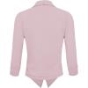image:imageHybrid amp Company Lightweight Open Front Cardigan Classic Ruched Sleeve Work Office Blazer Suit JacketsMauve