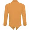 image:imageHybrid amp Company Lightweight Open Front Cardigan Classic Ruched Sleeve Work Office Blazer Suit JacketsMustard
