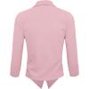 image:imageHybrid amp Company Lightweight Open Front Cardigan Classic Ruched Sleeve Work Office Blazer Suit JacketsPeach