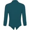 image:imageHybrid amp Company Lightweight Open Front Cardigan Classic Ruched Sleeve Work Office Blazer Suit JacketsTeal