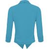 image:imageHybrid amp Company Lightweight Open Front Cardigan Classic Ruched Sleeve Work Office Blazer Suit JacketsTurquoise