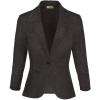 image:imageHybrid amp Company Womens Lightweight Casual Work Office Stretch Ponte Cardigan Blazer Jacket Made in USABrown2tone