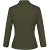 image:imageHybrid amp Company Womens Lightweight Casual Work Office Stretch Ponte Cardigan Blazer Jacket Made in USAOlive