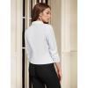 image:imageHybrid amp Company Womens Lightweight Casual Work Office Stretch Ponte Cardigan Blazer Jacket Made in USAWhite