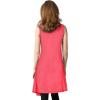 image:imageHybrid amp Company Womens Casual Sleeveless Open Front Drape CardiganNeon Pink