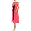 image:imageHybrid amp Company Womens Casual Sleeveless Open Front Drape CardiganNeon Pink