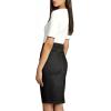 image:imageLexi Womens Stretch Pencil Skirts with Functional Pockets A Line amp Destructed Mini Denim SkirtsBlack