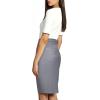 image:imageLexi Womens Stretch Pencil Skirts with Functional Pockets A Line amp Destructed Mini Denim SkirtsGrey