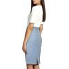 image:imageLexi Womens Stretch Pencil Skirts with Functional Pockets A Line amp Destructed Mini Denim SkirtsSk22883light Wash