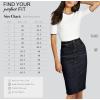 image:imageLexi Womens Stretch Pencil Skirts with Functional Pockets A Line amp Destructed Mini Denim SkirtsSk22885blue Black