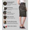 image:imageLexi Womens Stretch Pencil Skirts with Functional Pockets A Line amp Destructed Mini Denim SkirtsSks26147camo