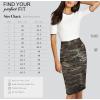 image:imageLexi Womens Stretch Pencil Skirts with Functional Pockets A Line amp Destructed Mini Denim SkirtsSks26147camo