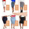 image:imageLexi Womens Stretch Pencil Skirts with Functional Pockets A Line amp Destructed Mini Denim SkirtsSks26147navyca