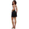 image:imageLexi Womens Stretch Pencil Skirts with Functional Pockets A Line amp Destructed Mini Denim SkirtsSks48015black