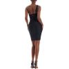 image:imageHybrid amp Company Womens Elegance Stretch Chic Bandage DressDrbdh243black
