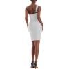 image:imageHybrid amp Company Womens Elegance Stretch Chic Bandage DressDrbdh243white