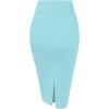 image:imageHybrid amp Company Womens Premium Nylon Ponte Stretch High Waist Pencil Suit Skirt Below Knee1073taqua