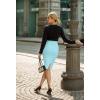 image:imageHybrid amp Company Womens Premium Nylon Ponte Stretch High Waist Pencil Suit Skirt Below Knee1073taqua