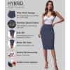 image:imageHybrid amp Company Womens Premium Nylon Ponte Stretch High Waist Pencil Suit Skirt Below Knee1073theathernav