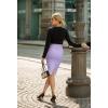 image:imageHybrid amp Company Womens Premium Nylon Ponte Stretch High Waist Pencil Suit Skirt Below Knee1073tlilac