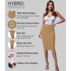 image:imageHybrid amp Company Womens Premium Nylon Ponte Stretch High Waist Pencil Suit Skirt Below Knee1073tnude
