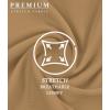 image:imageHybrid amp Company Womens Premium Nylon Ponte Stretch High Waist Pencil Suit Skirt Below Knee1073tnude