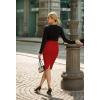 image:imageHybrid amp Company Womens Premium Nylon Ponte Stretch High Waist Pencil Suit Skirt Below Knee1073tred