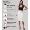 image:imageHybrid amp Company Womens Premium Nylon Ponte Stretch High Waist Pencil Suit Skirt Below Knee1073twhite
