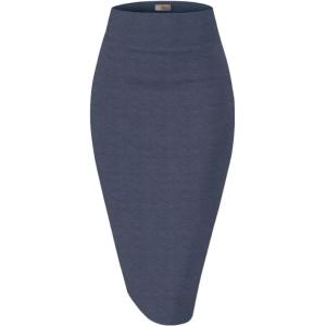 image:imageHybrid amp Company Womens Premium Nylon Ponte Stretch High Waist Pencil Suit Skirt Below Knee1073theathernav
