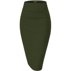 image:imageHybrid amp Company Womens Premium Nylon Ponte Stretch High Waist Pencil Suit Skirt Below Knee1073tolive