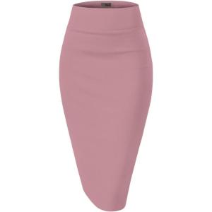 image:imageHybrid amp Company Womens Premium Nylon Ponte Stretch High Waist Pencil Suit Skirt Below Knee1073trose