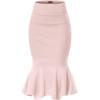 image:imageHyBrid amp Company Womens Premium Nylon Ponte Stretch Office Fishtail Pencil Skirt High Waist Made in The USA Below KneePeachksk450101073t