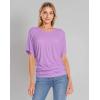 image:imageHybrid amp Company Womens Super Comfy Boat Neck Dolman Top ShirtLilac