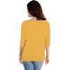 image:imageHybrid amp Company Womens Super Comfy Boat Neck Dolman Top ShirtLong Sleevegold