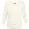 image:imageHybrid amp Company Womens Super Comfy Boat Neck Dolman Top ShirtLong Sleeveivory