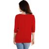 image:imageHybrid amp Company Womens Super Comfy Boat Neck Dolman Top ShirtLong Sleevered